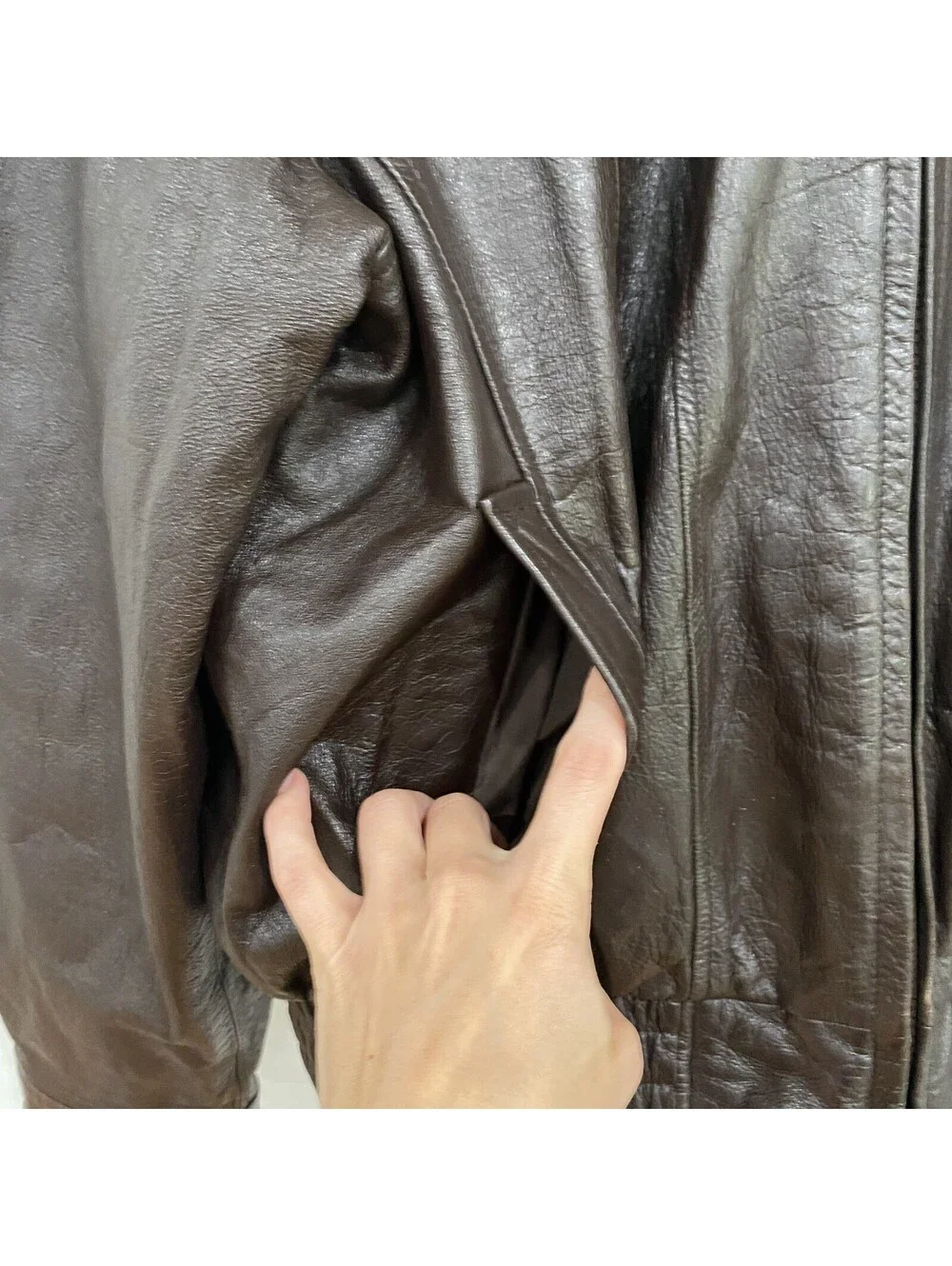 Wilsons Leather Bomber Jacket Size L Removable Vest 3M Thermal Thinsulate Brown